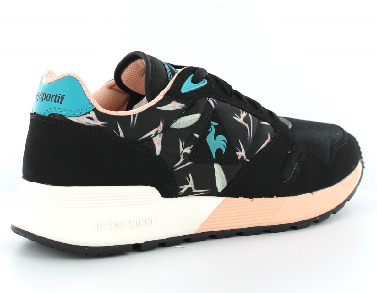 Lecoqsportif omega x bird of paradise NOIR/ROSE/BLEU