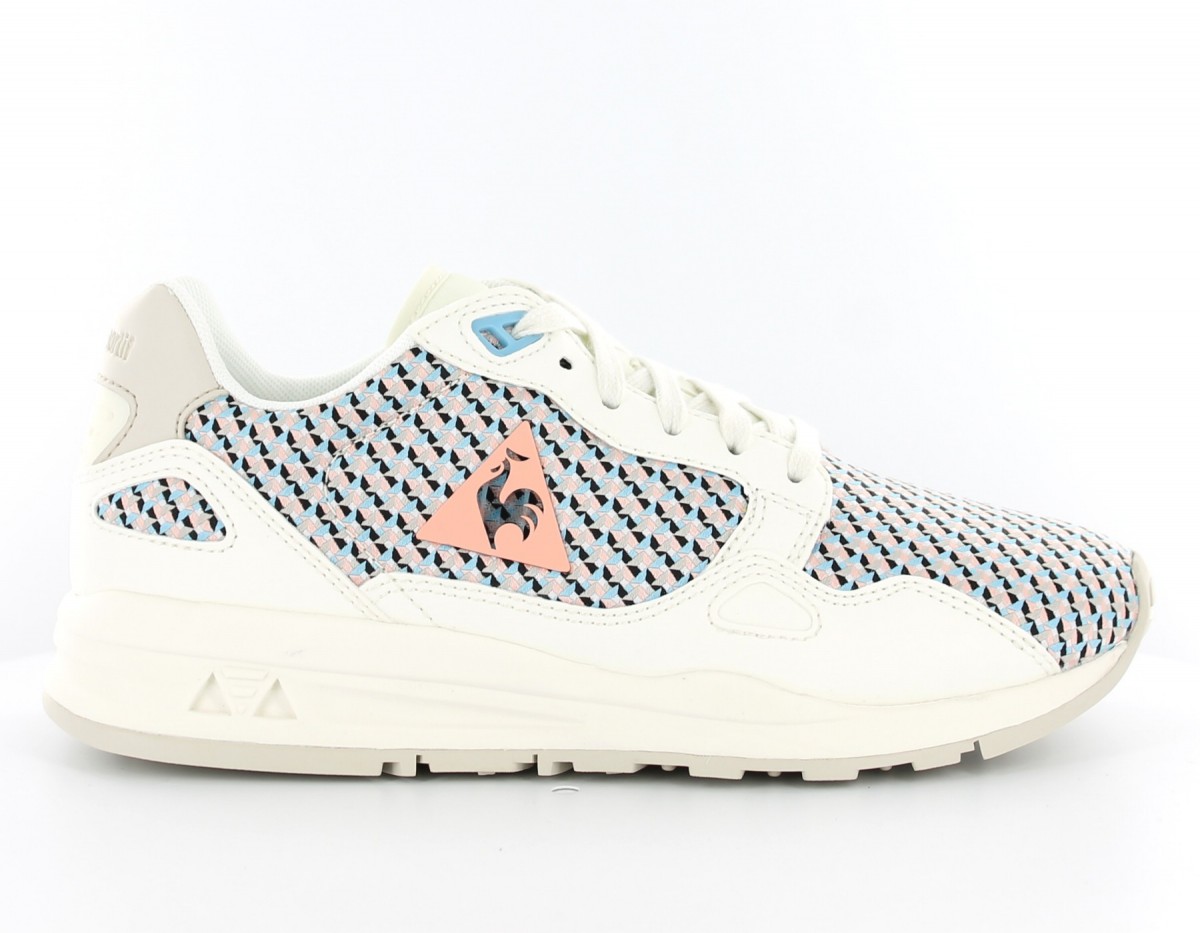 Lecoqsportif r900 geo jacquard beige-multicolor