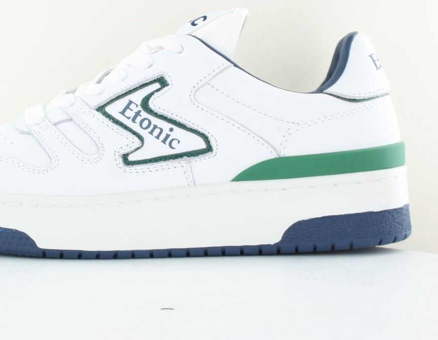 Etonic B481 blanc bleu marine vert