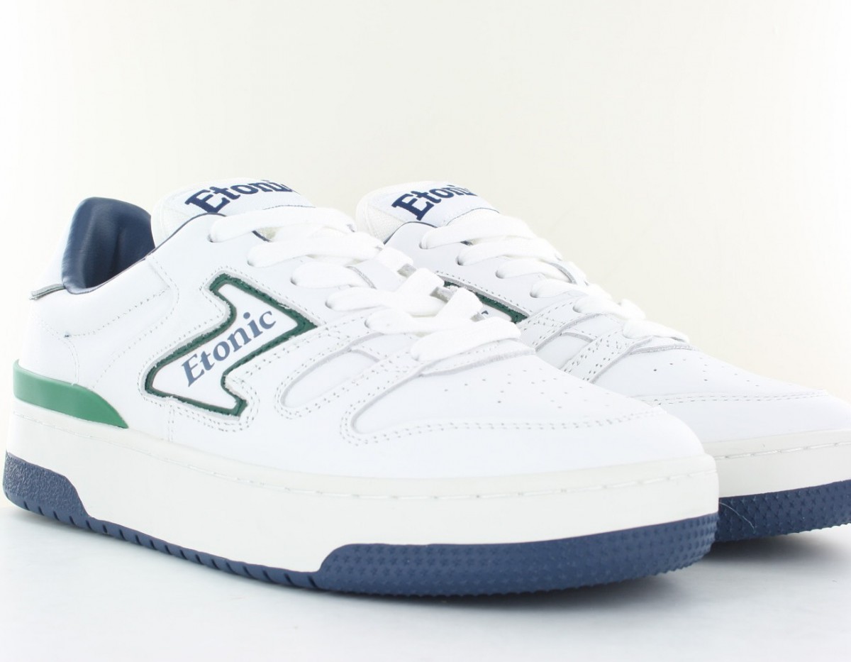 Etonic B481 blanc bleu marine vert