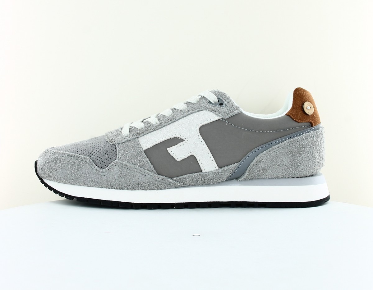 Faguo Elm baskets gris marron
