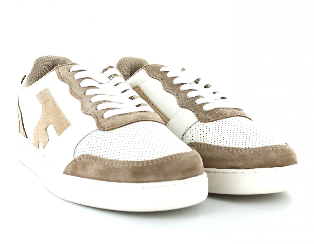 Faguo Baskets hazel leather suede Beige-Beige