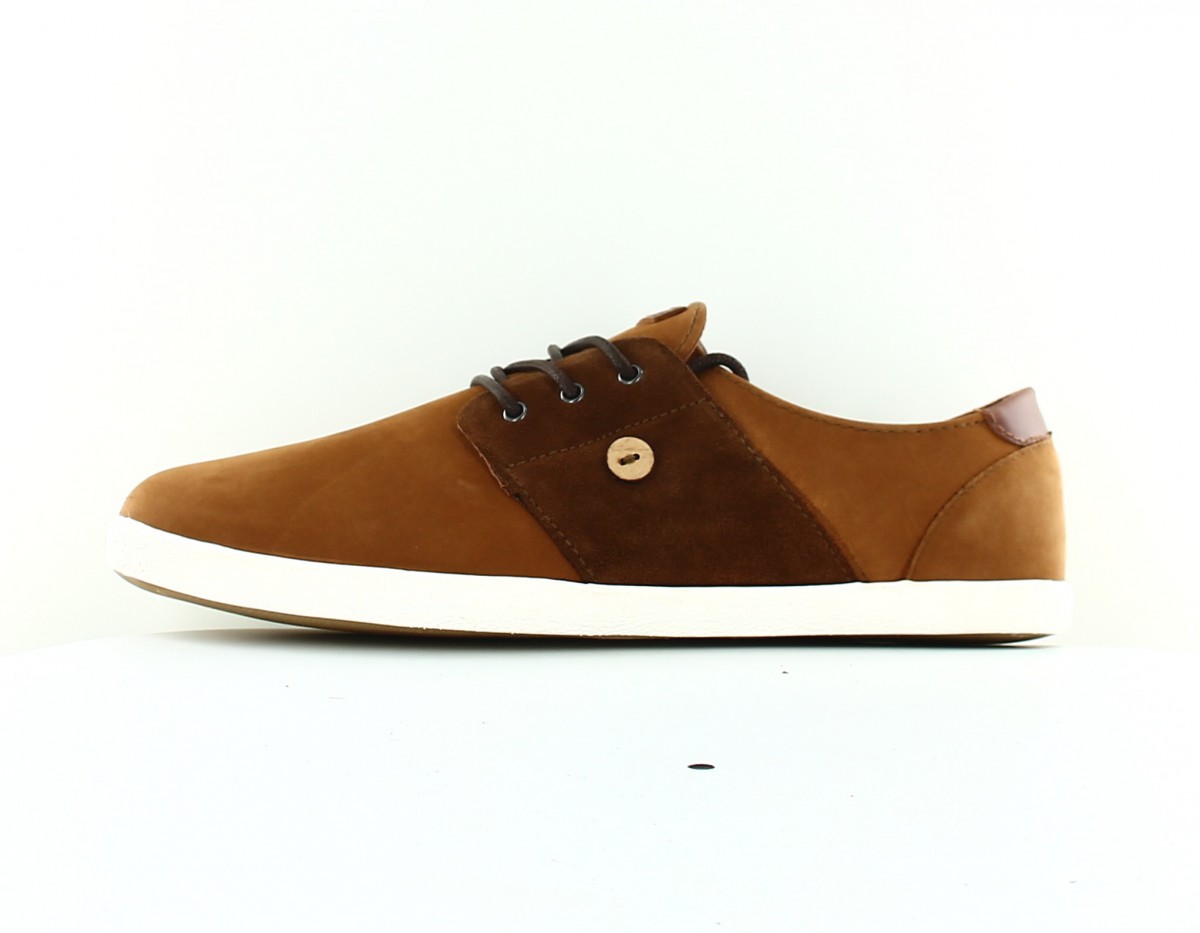 Faguo Cypress leather suede camel marron