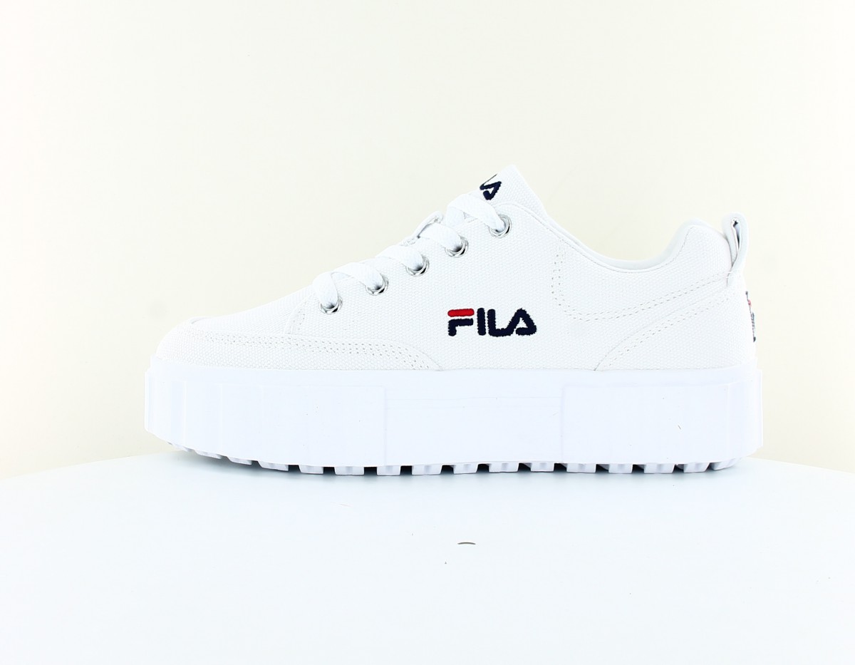 Fila Sandblast blanc bleu marine rouge