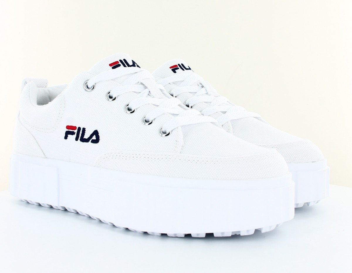 Fila Sandblast blanc bleu marine rouge