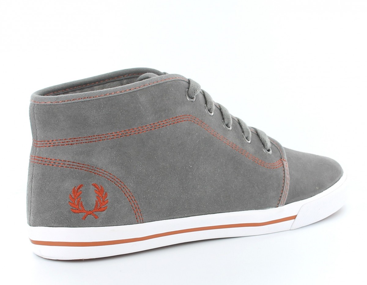 Fred Perry Fletcher suede GRIS/ORANGE