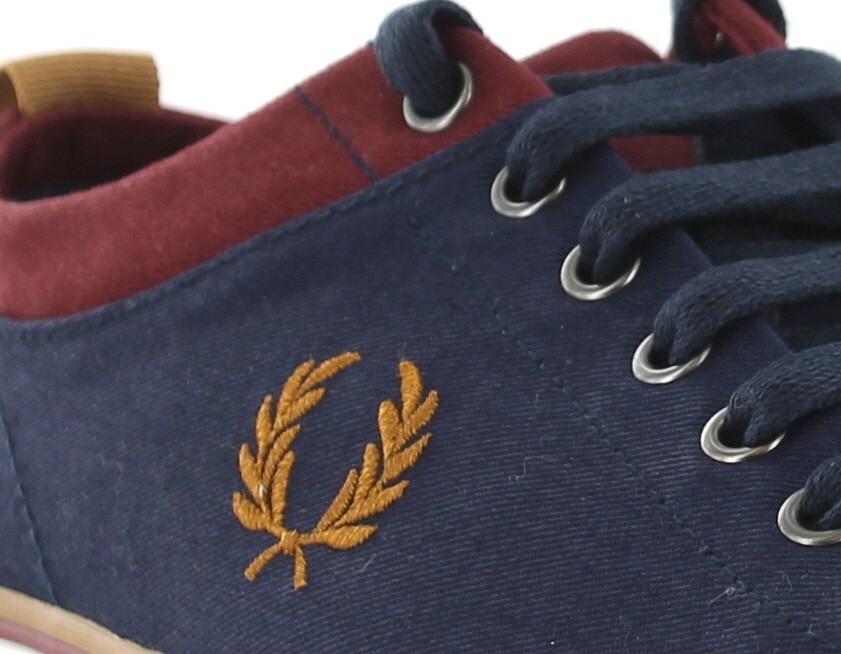 Fred Perry Hallam BLEU/BORDEAUX