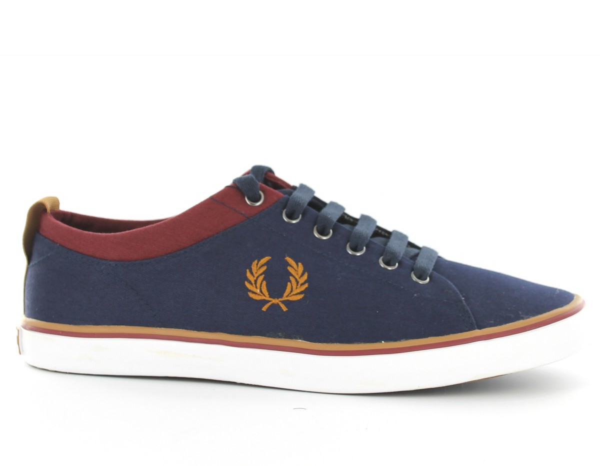 Fred Perry Hallam BLEU/BORDEAUX