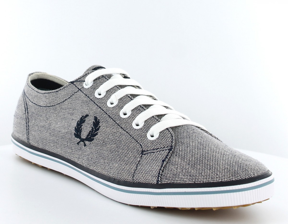 Fred Perry kingston 2 tones BLEU/TWEED