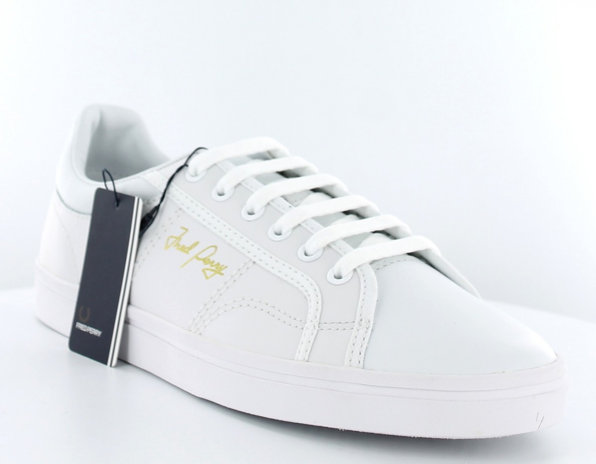 Fred Perry sidespin BLANC/BLANC