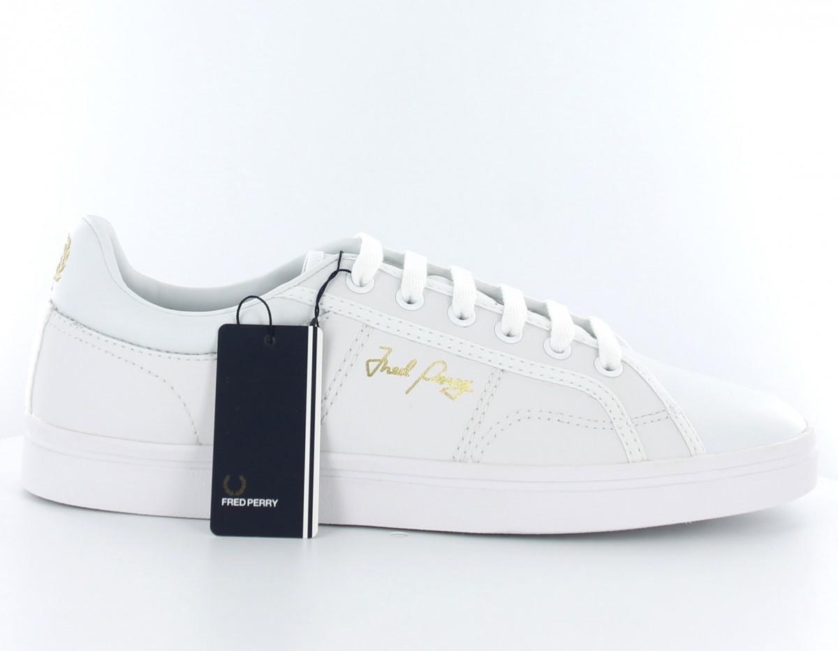 Fred Perry sidespin BLANC/BLANC