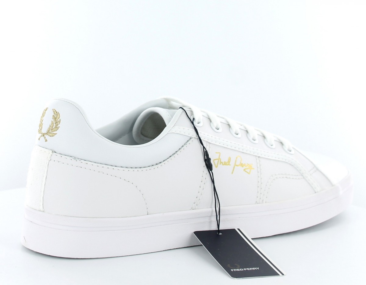Fred Perry sidespin BLANC/BLANC