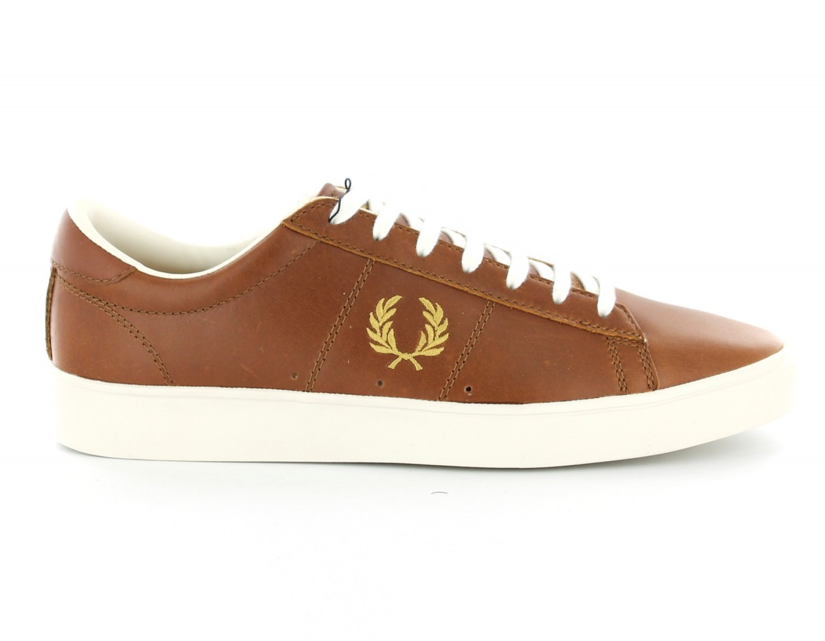 Fred Perry spencer cuir MARRON