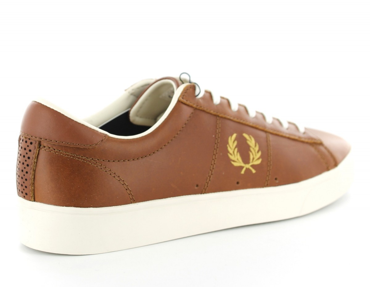 Fred Perry spencer cuir MARRON