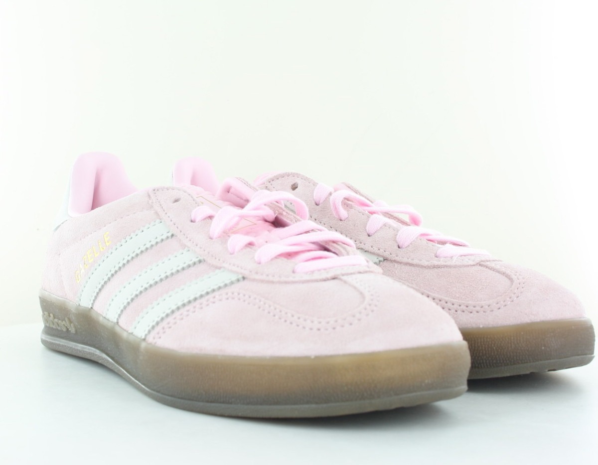 Adidas Gazelle indoor rose gris gomme
