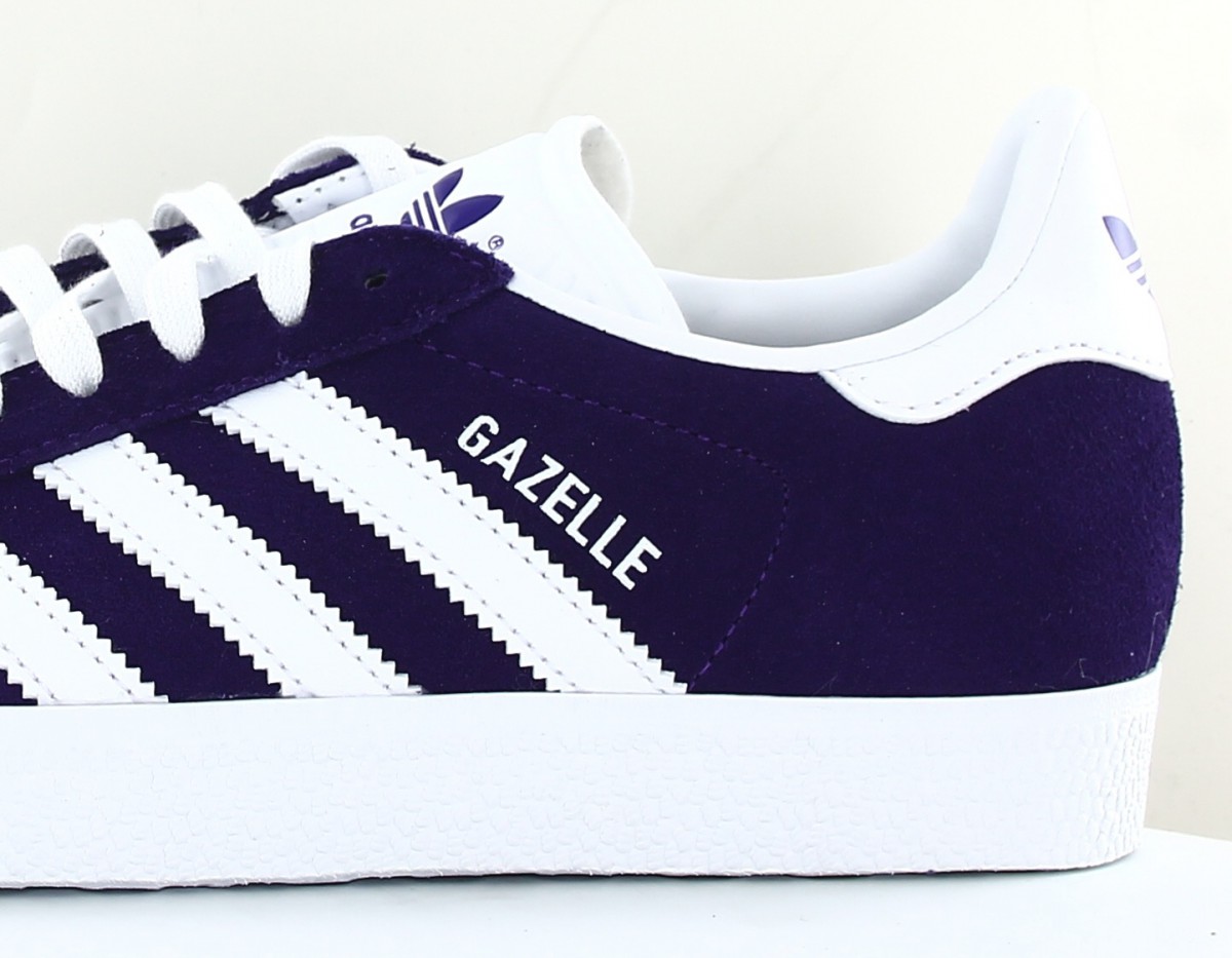 Adidas Gazelle violet blanc