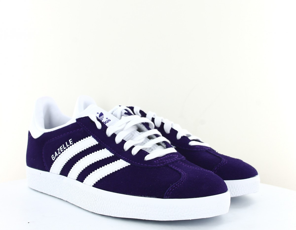 Adidas Gazelle violet blanc