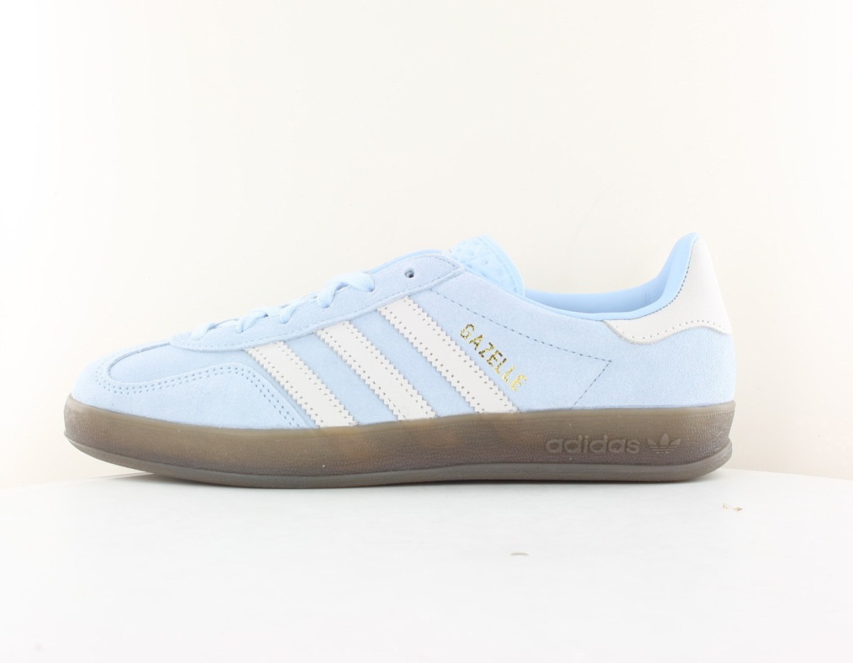 Adidas Gazelle indoor bleu ciel gris gomme