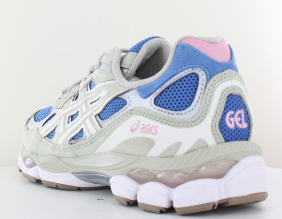 Asics Gel nyc beige bleu rose