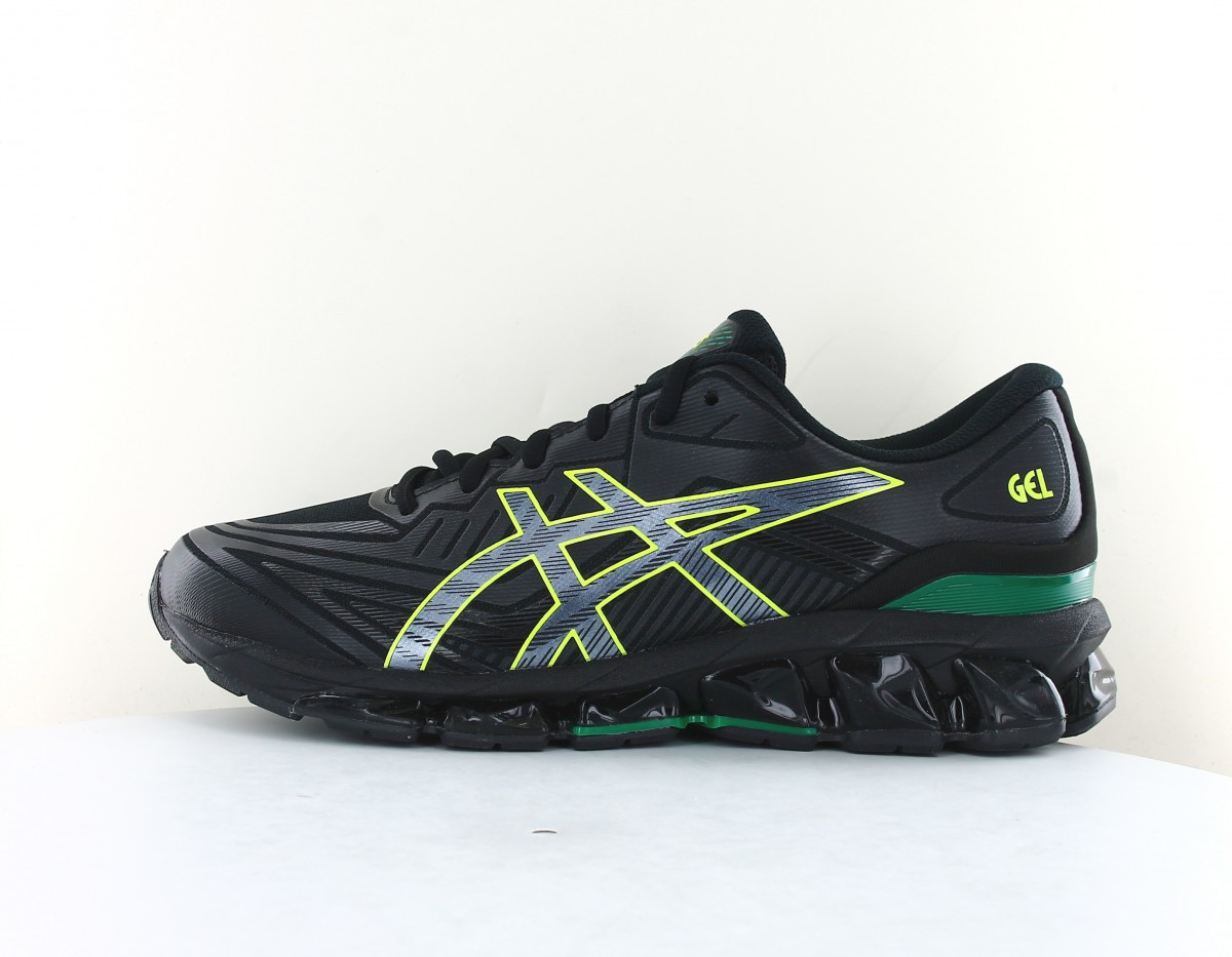 Asics Gel quantum 360 VII noir jaune fluo vert forest