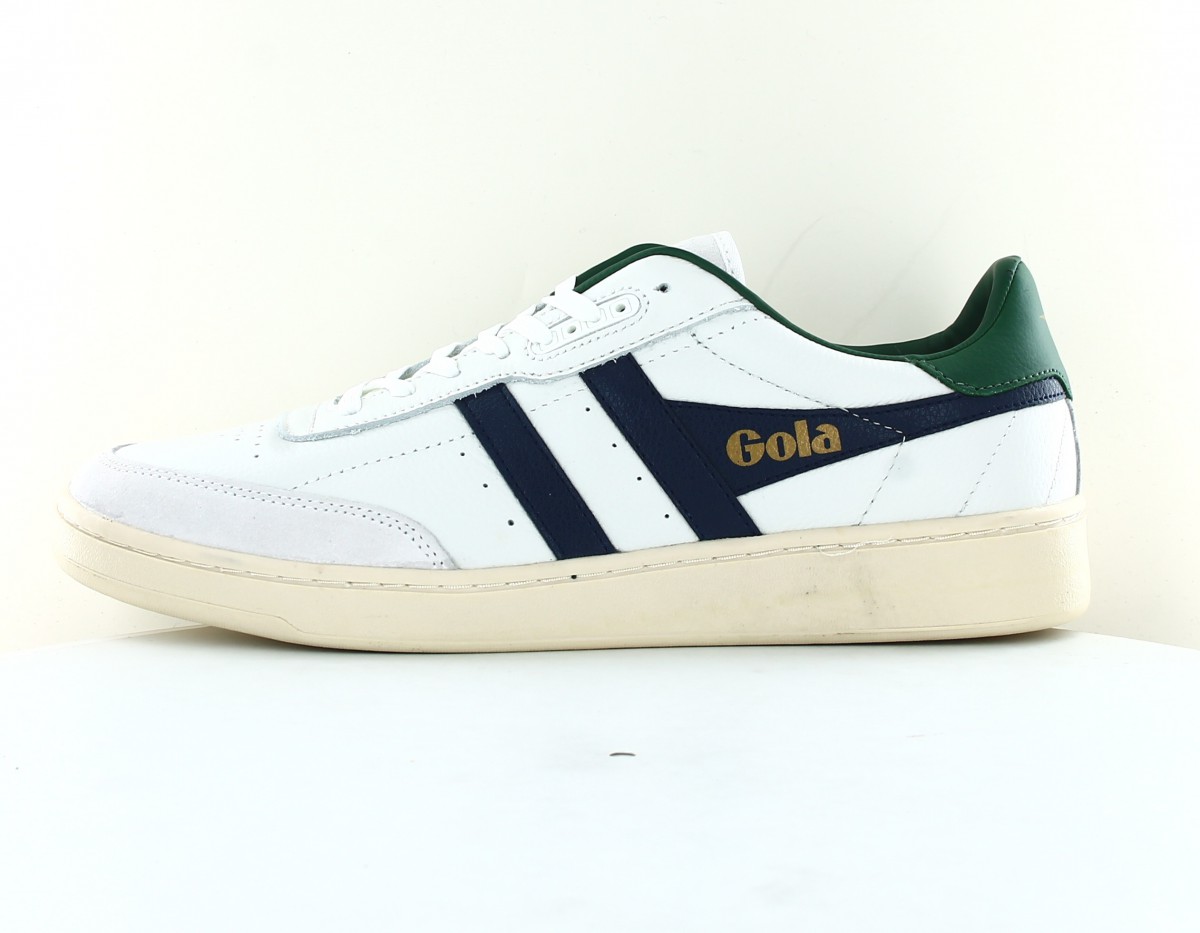 Gola Contact leather blanc bleu marine vert