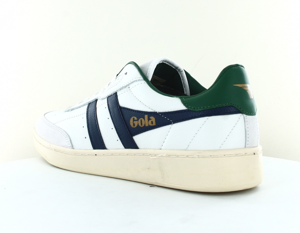 Gola Contact leather blanc bleu marine vert