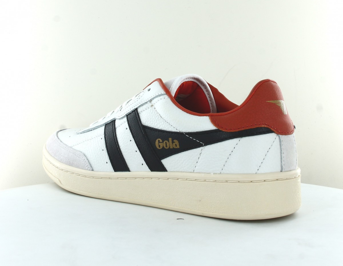 Gola Contact leather blanc noir orange