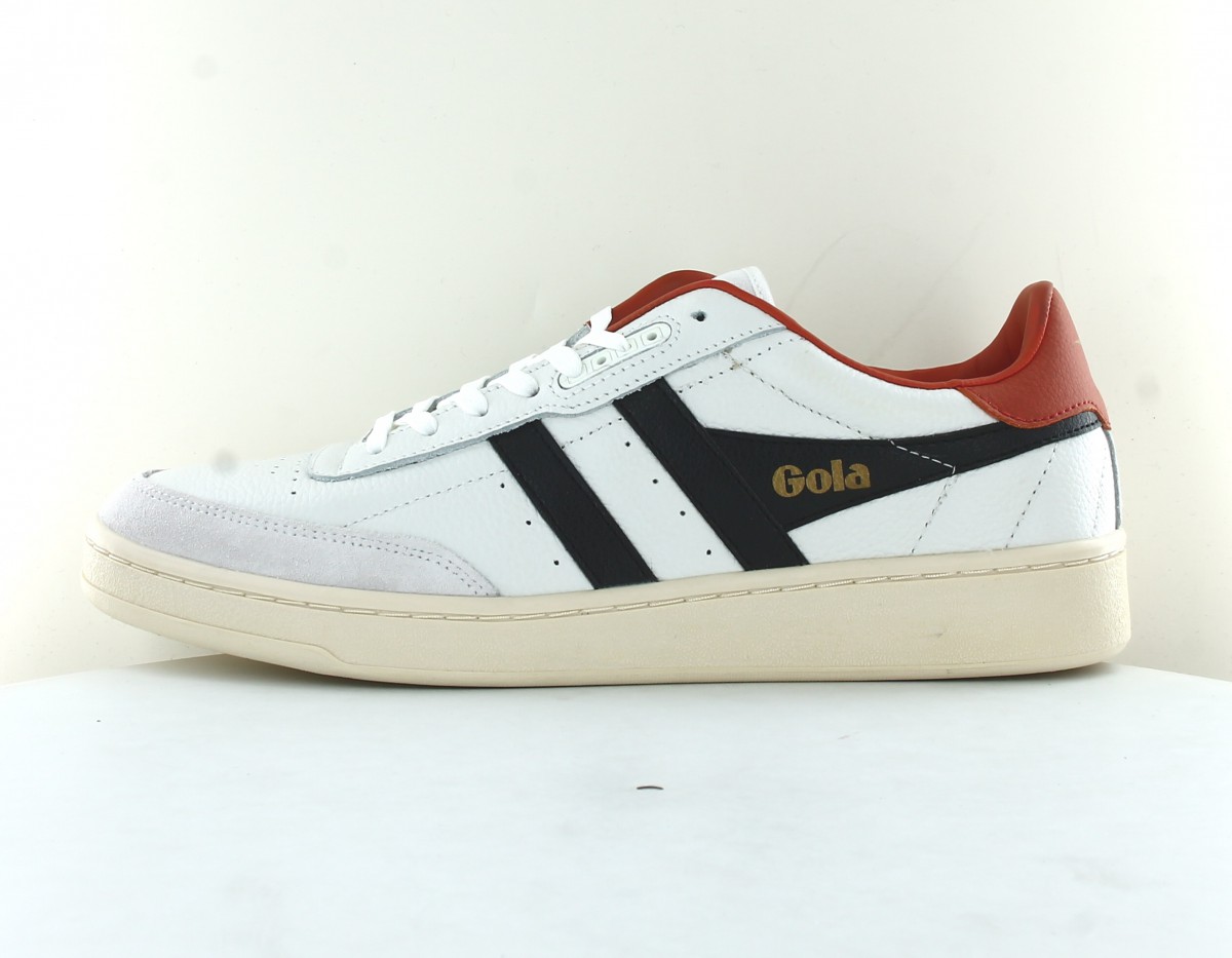 Gola Contact leather blanc noir orange