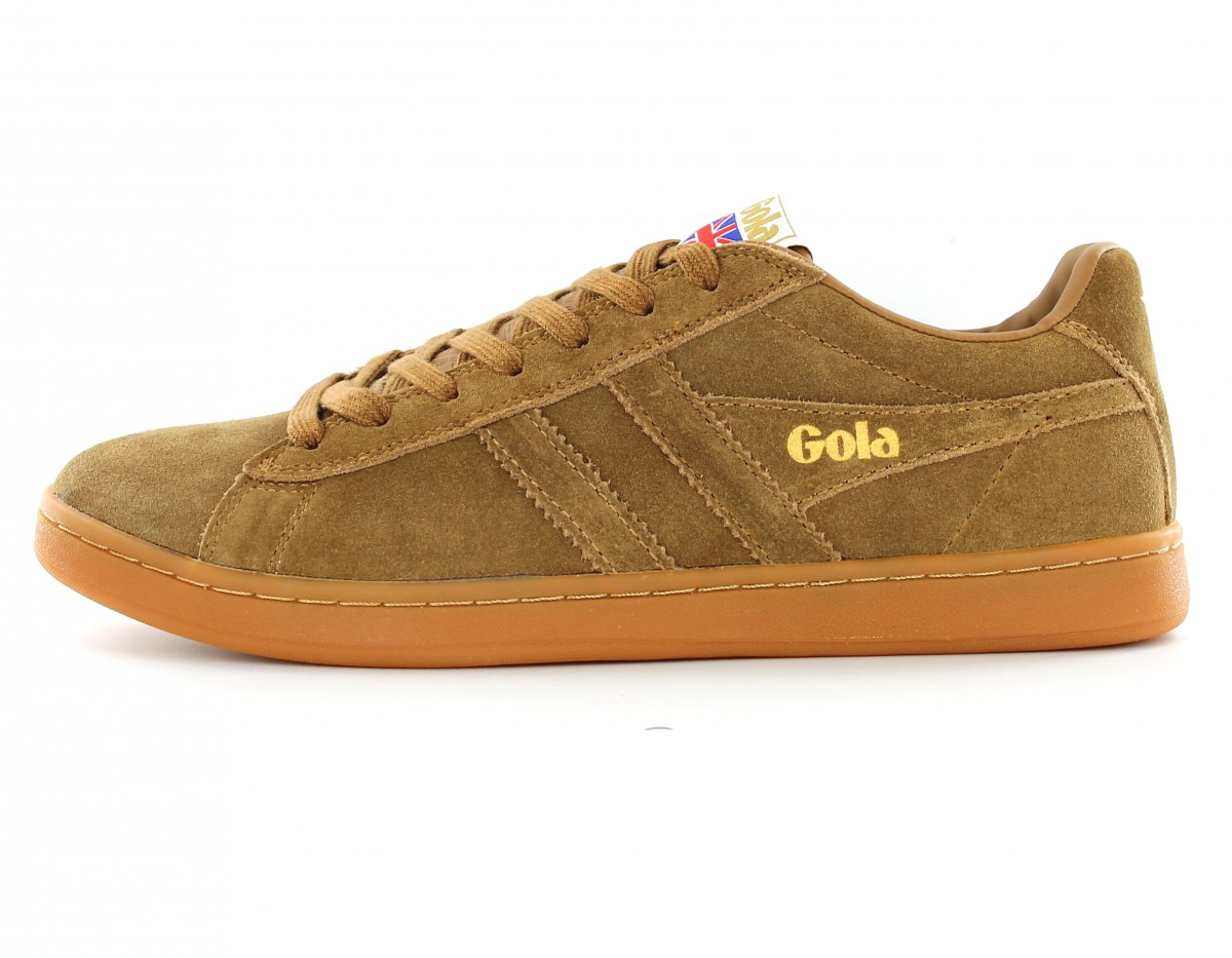 Gola Equipe suede Marron-Gum