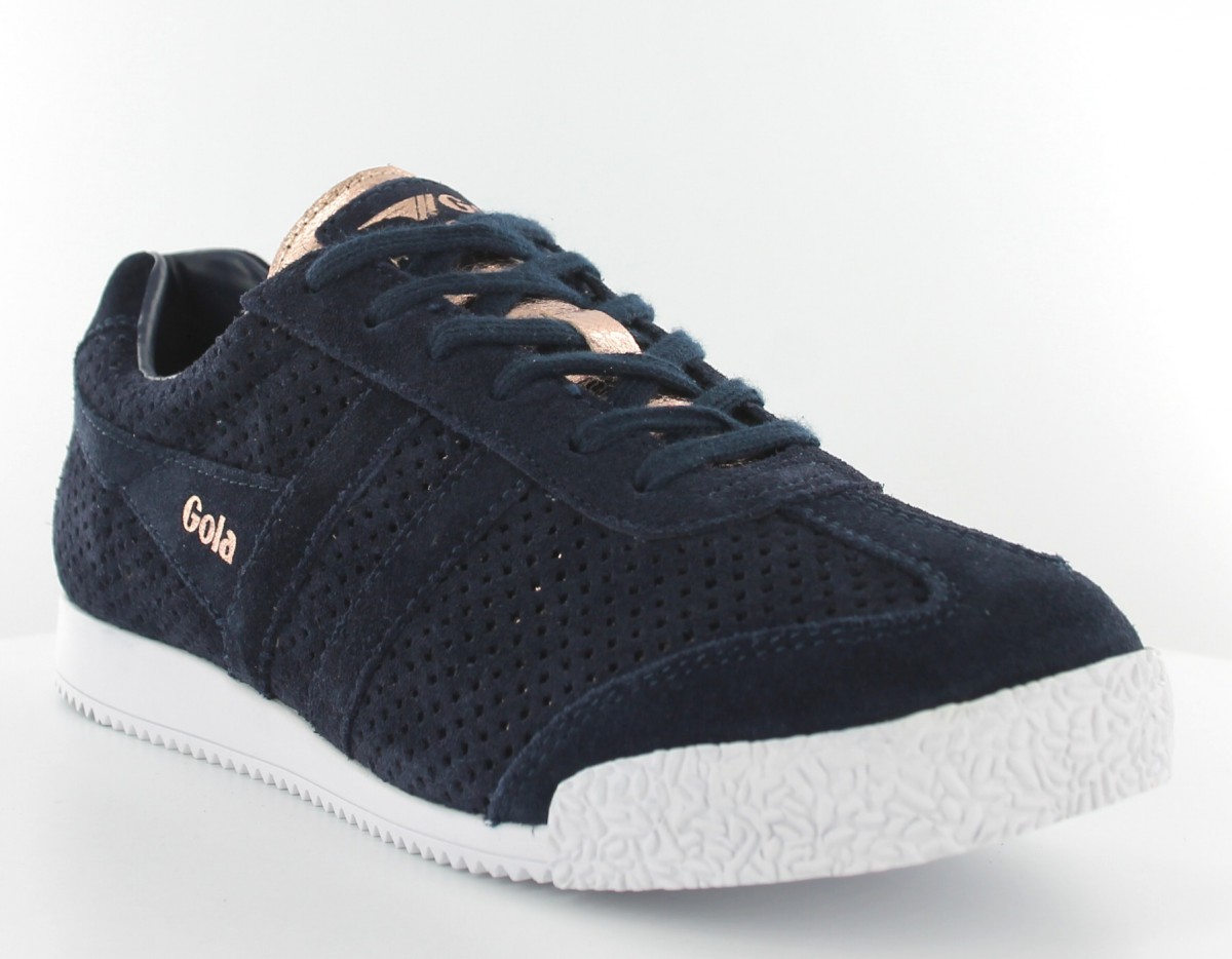 Gola Harrier glimmer suede Bleu/rose