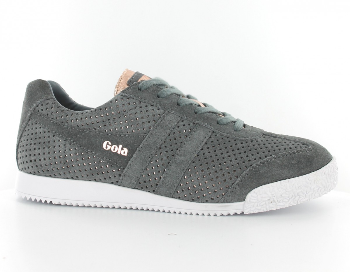 Gola Harrier glimmer suede GRIS/ROSE