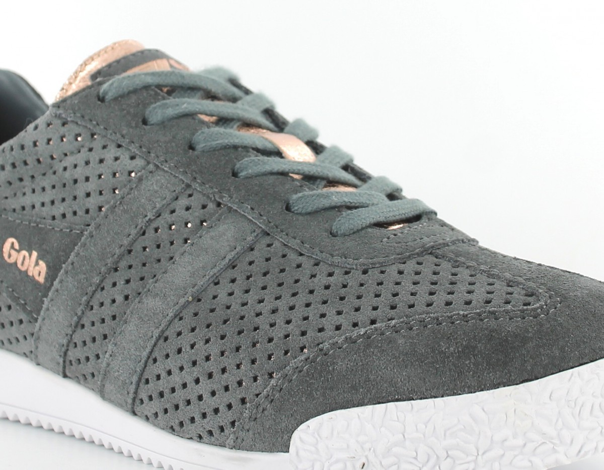 Gola Harrier glimmer suede GRIS/ROSE