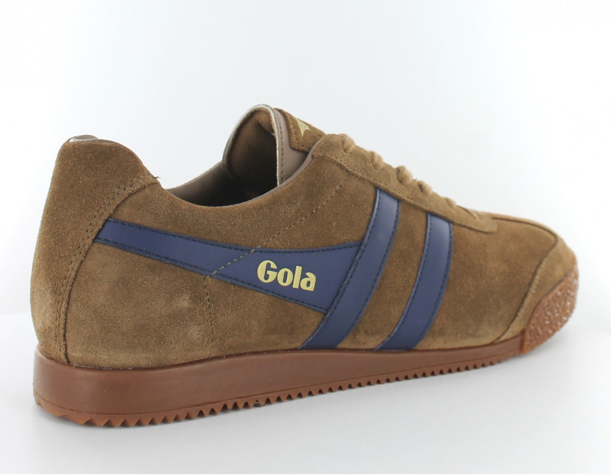 Gola Harrier suede Marron / Bleu / Marine