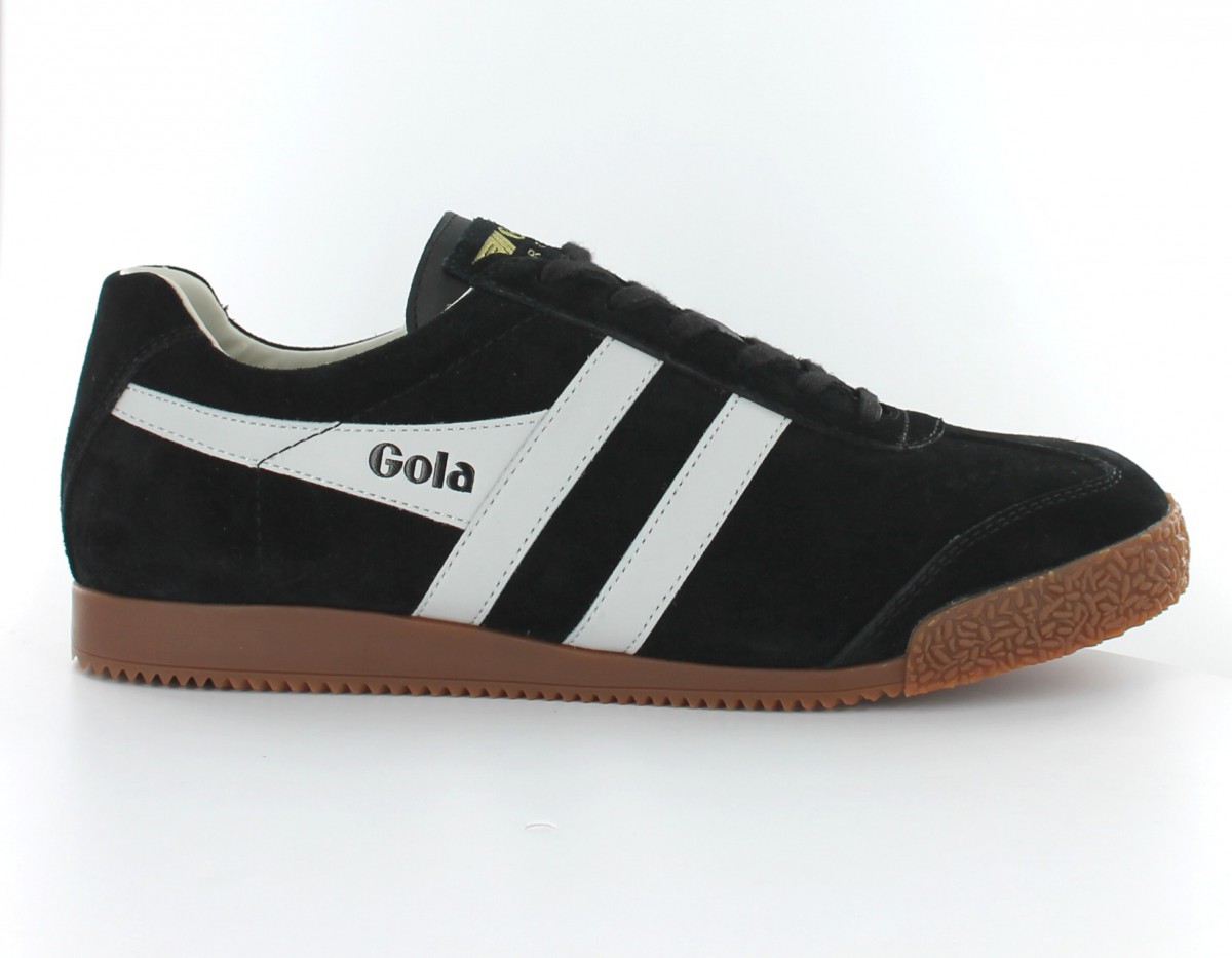 Gola Harrier suede Noir / Blanc / Gum