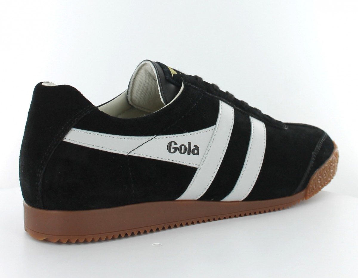 Gola Harrier suede Noir / Blanc / Gum