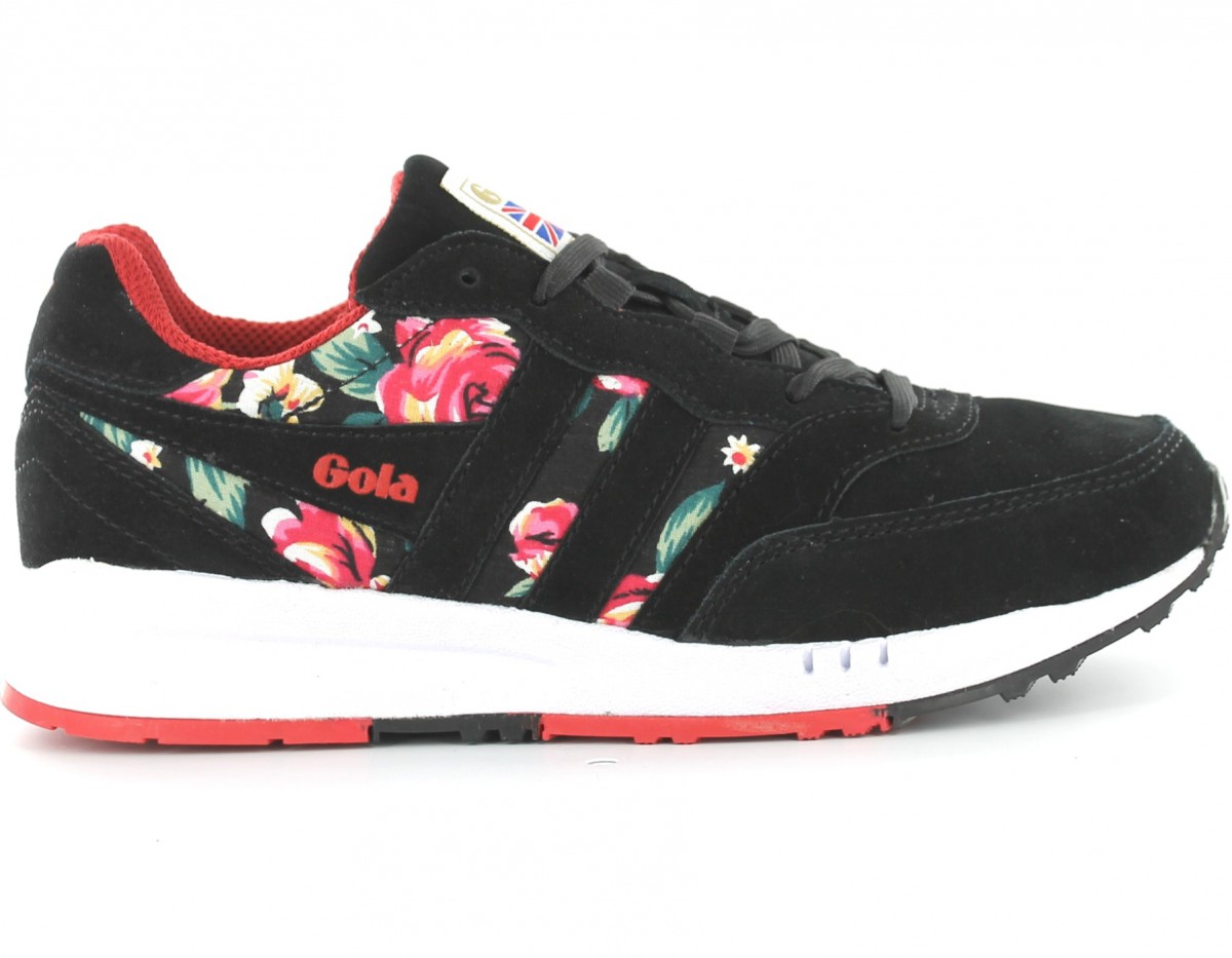 Gola samurai floral femme noir/rouge/fleur