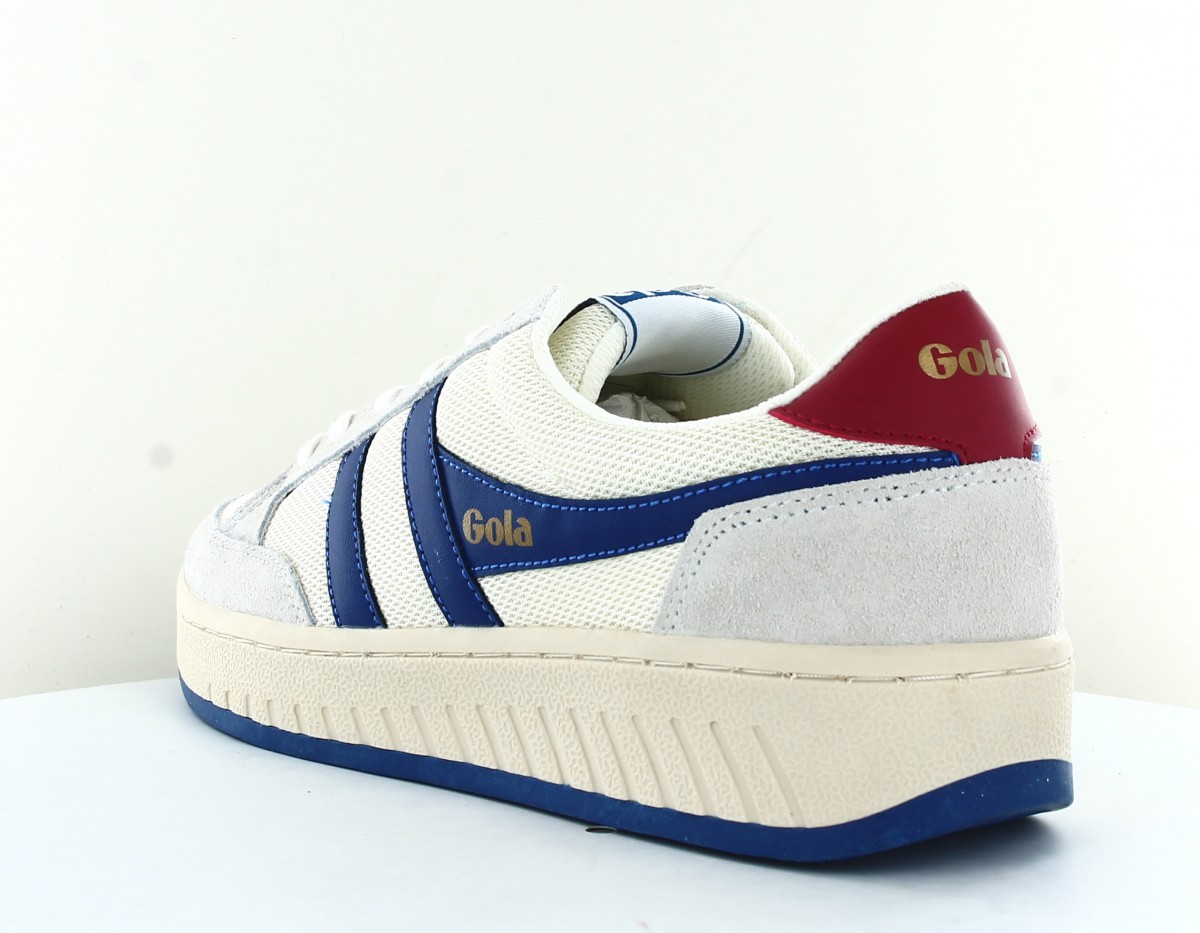 Gola Superslam mesh blanc cassé bleu marine rouge