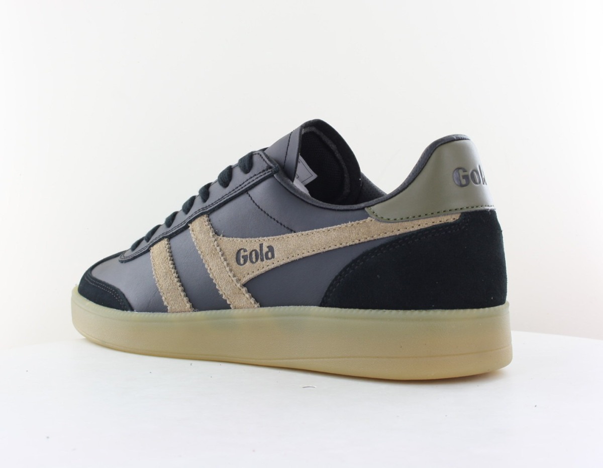 Gola Viper cuir noir beige