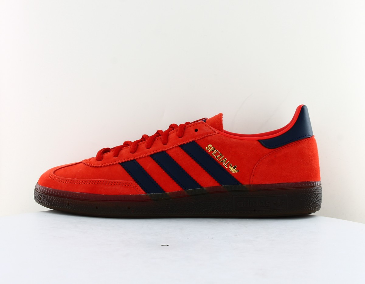 Adidas Spezial orange bleu marine marron