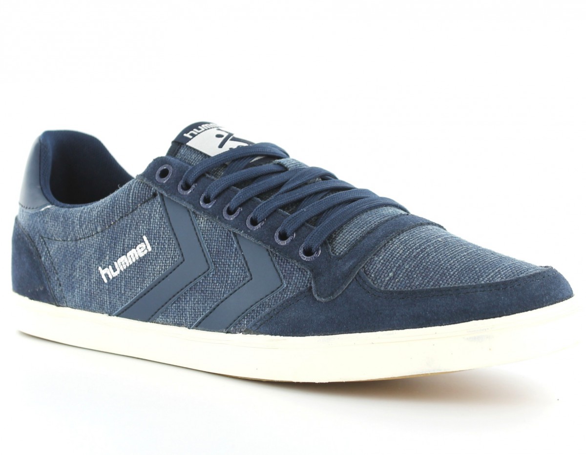 Hummel Ten Star washed low BLEU/MARINE