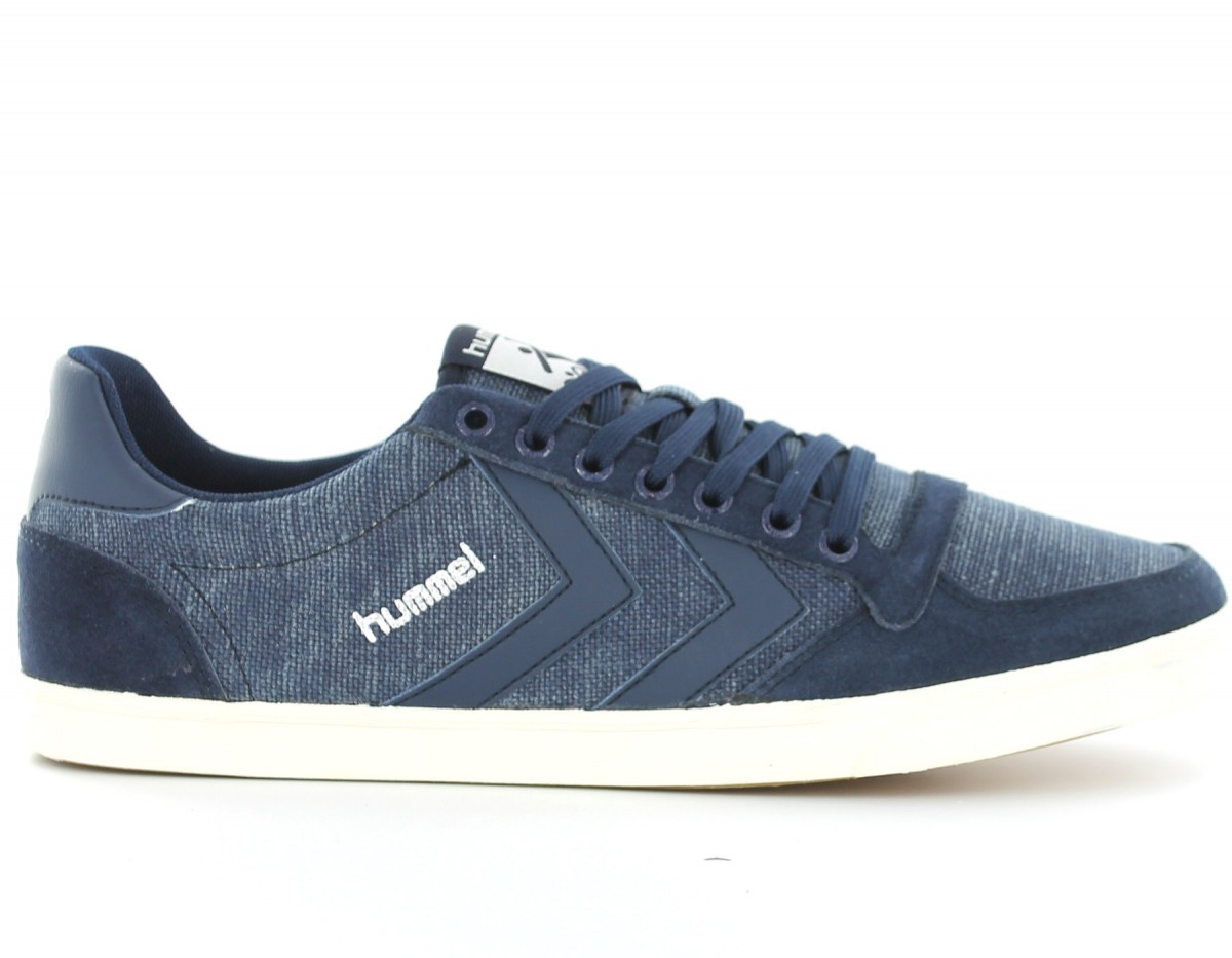Hummel Ten Star washed low BLEU/MARINE