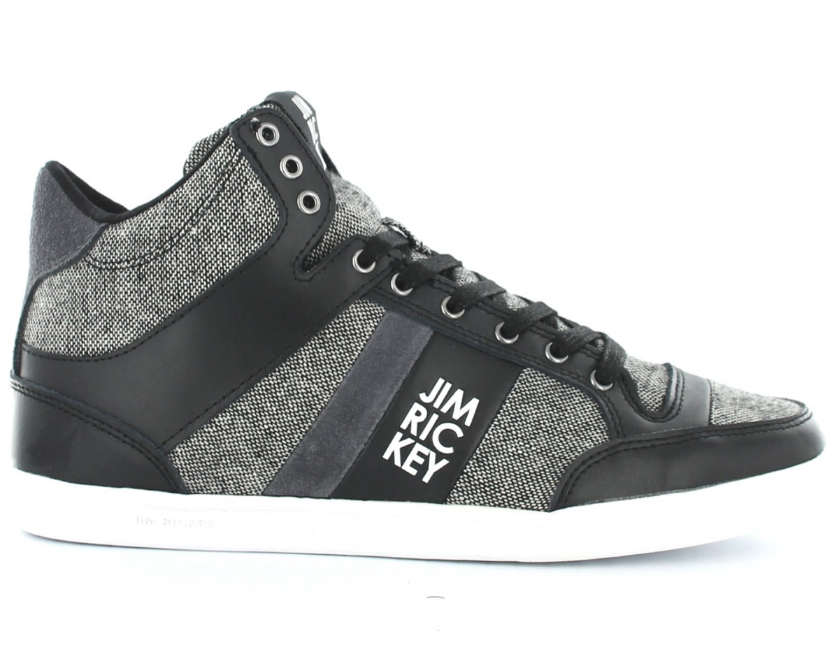 Jimrickey Carve Mid Lea Tweed NOIR/GRIS