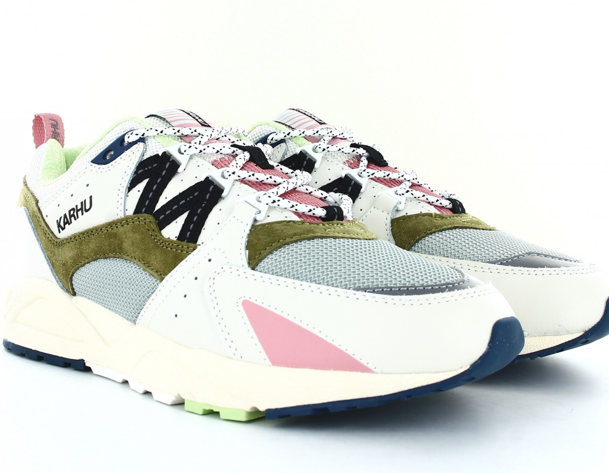 Karhu Fusion 2.0 beige kaki vert rose