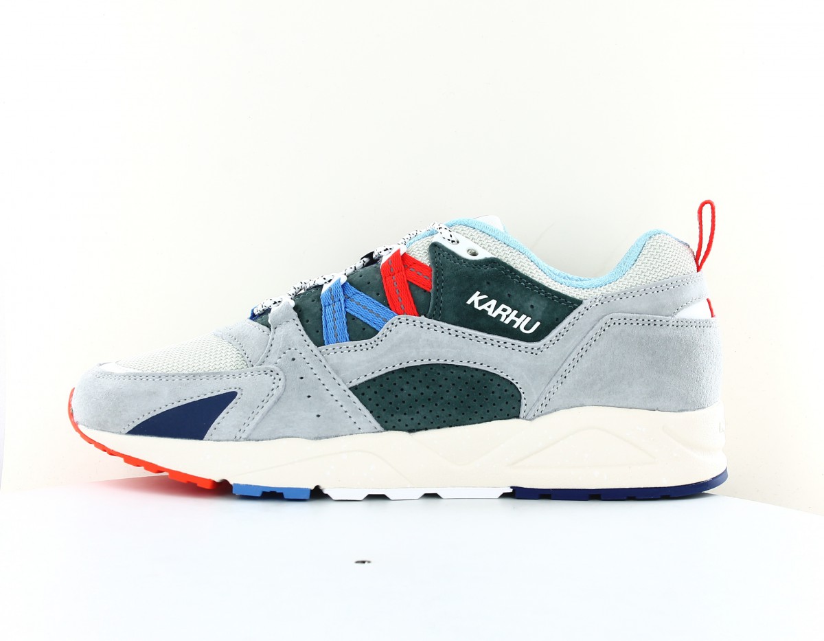 Karhu Fusion 2.0 gris vert orange bleu