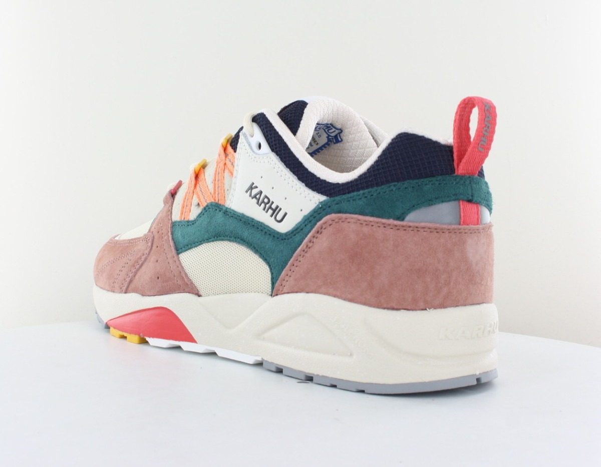 Karhu Fusion 2.0 beige rose saumon vert orange