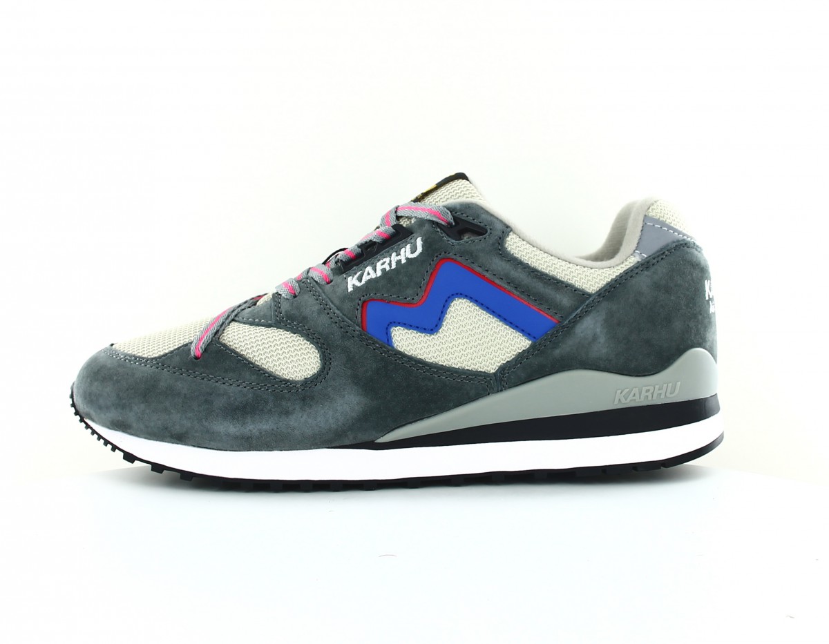 Karhu Synchron classic gris bleu rouge