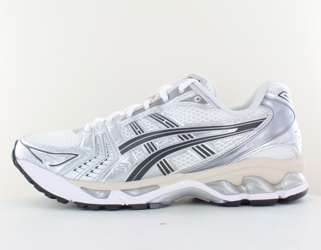 Asics Gel kayano 14 blanc argent gris beige