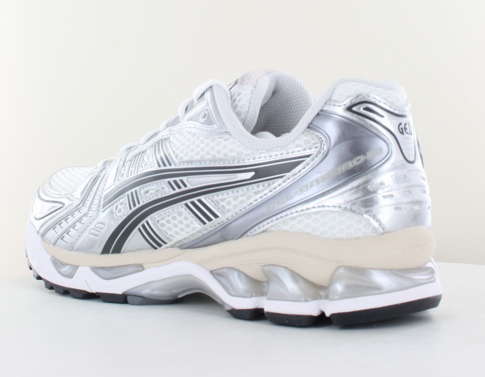Asics Gel kayano 14 blanc argent gris beige