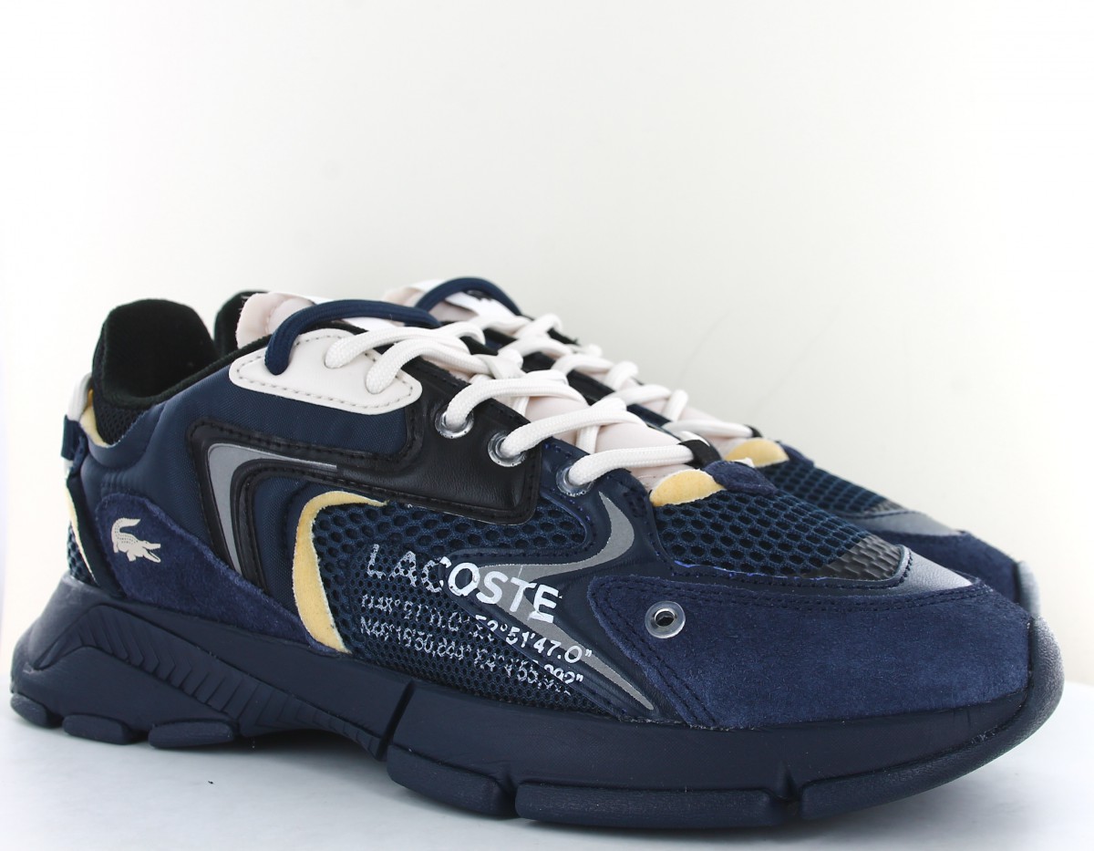 Lacoste L003 NEO bleu marine beige noir