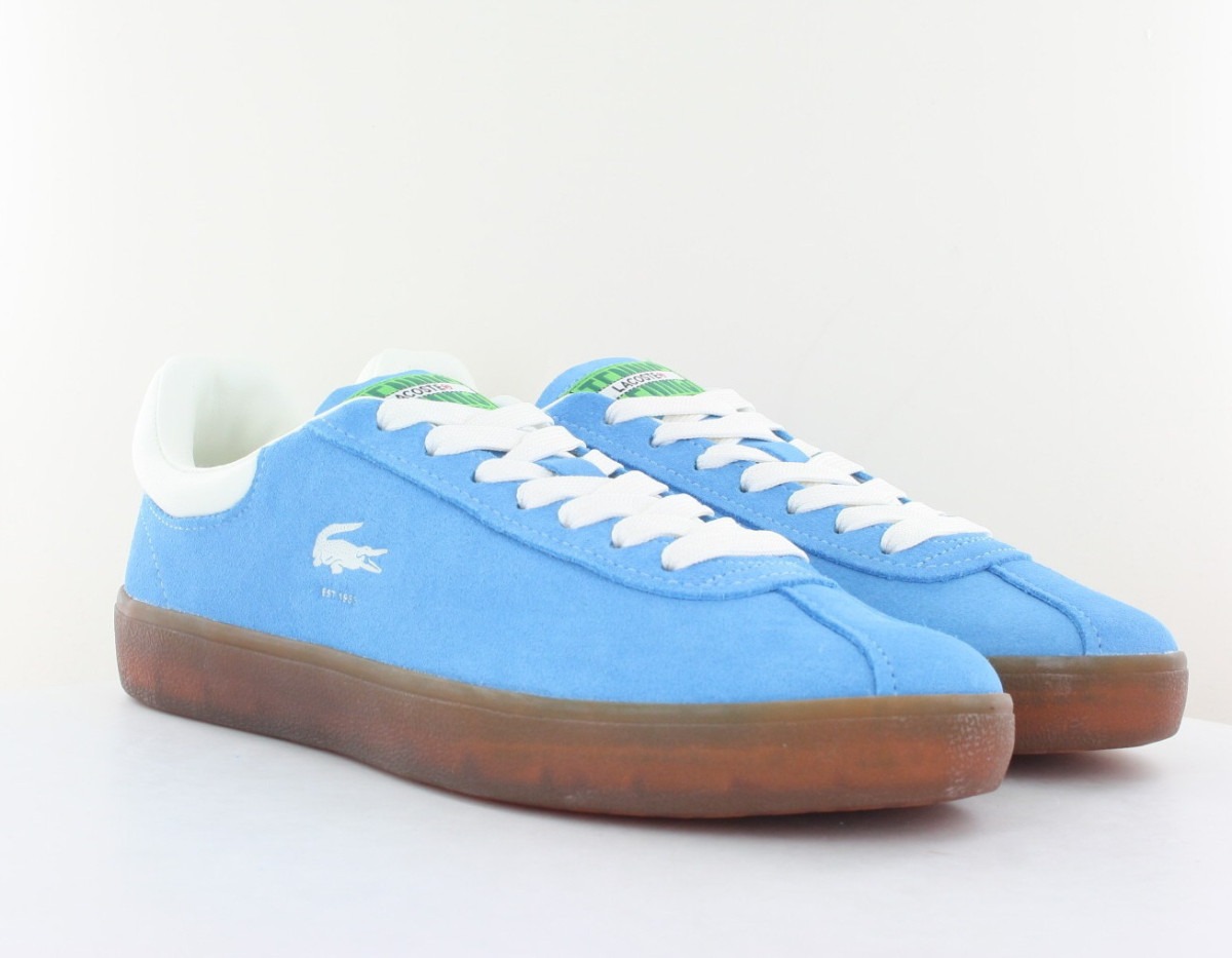 Lacoste Baseshot bleu ciel blanc